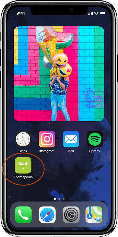 the fodmapedia mobile app
